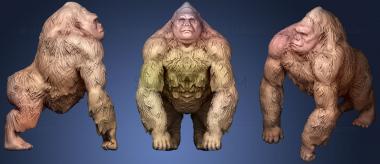 3D модель Лепить гориллу (STL)